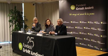 Acord entre la Fundació Crèdit Andorrà, el SAAS i la Fundació Clínic per a la Recerca Biomèdica perquè Andorra formi part de la recera en matèria de limfomes i leucèmies