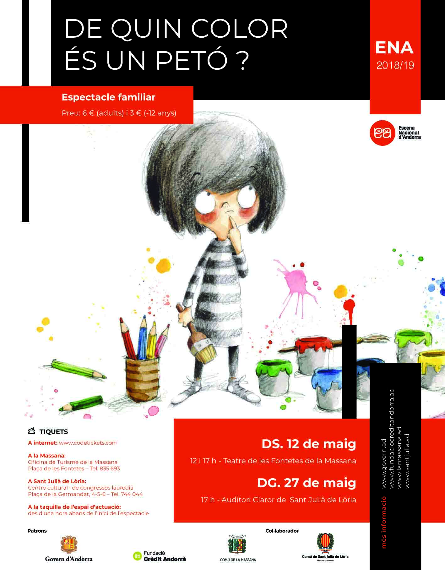 Obra de teatre: “De quin color és un petó” 1 Obra de teatre: “De quin color és un petó”
