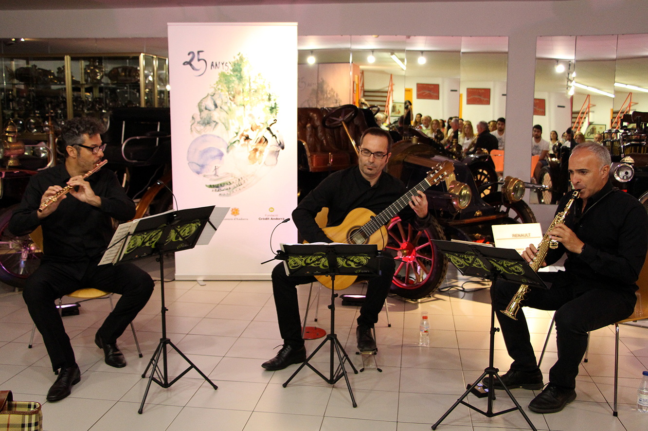 Rythmic Trio ofereix el concert ‘A ritme de trio’ al Museu Nacional de l’Automòbil