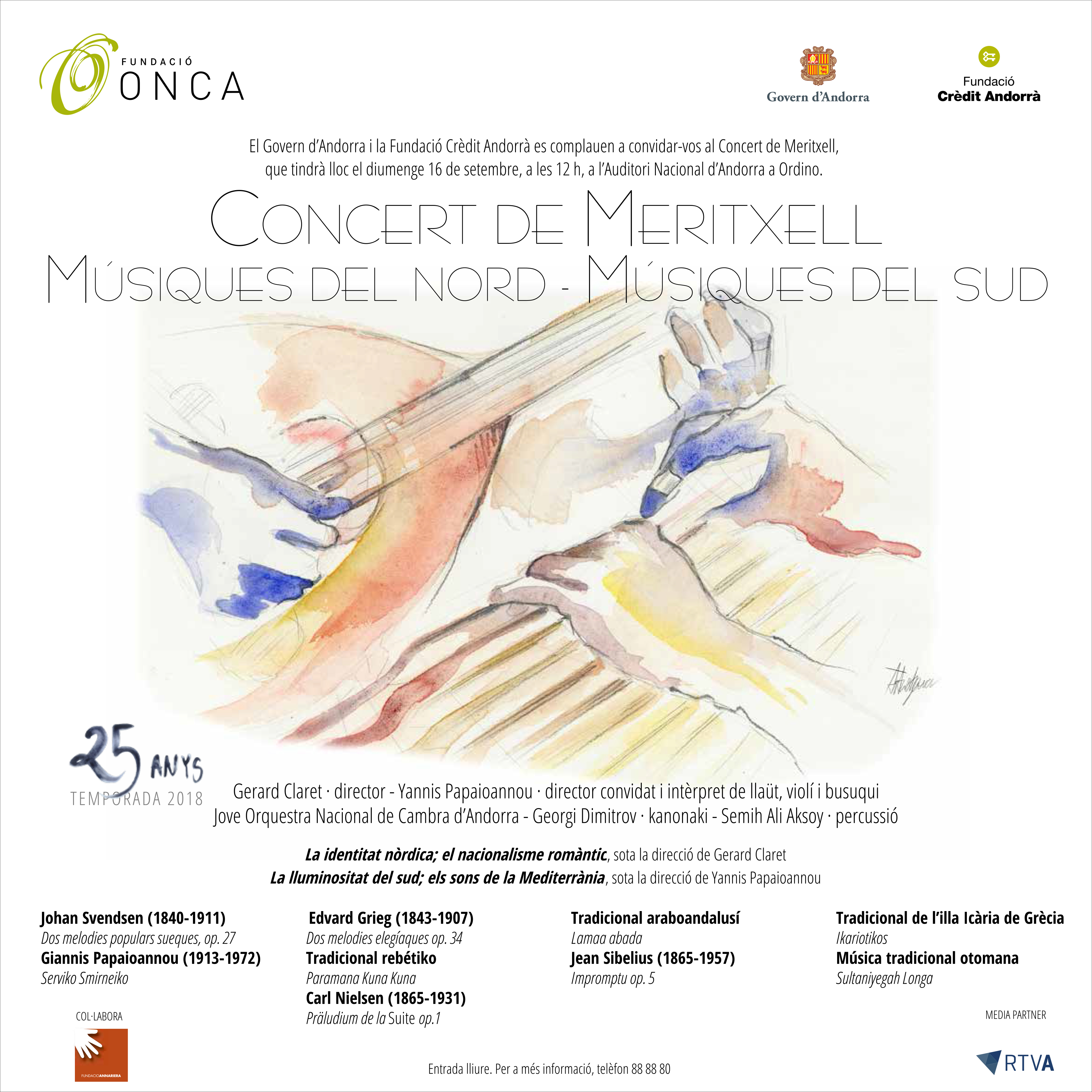 Concert de Meritxell: Músiques del nord - Músiques del sud 1 Concert de Meritxell: Músiques del nord – Músiques del sud