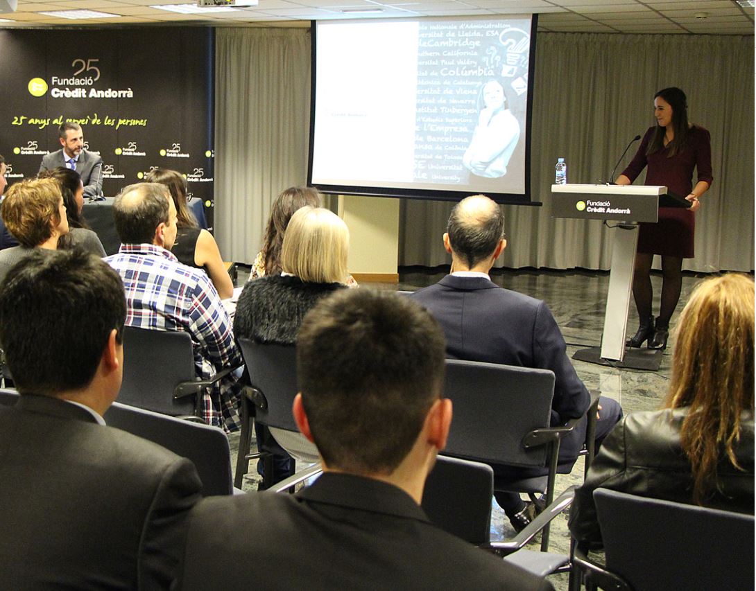 La Fundació Crèdit Andorrà atorga tres noves beques de postgrau per estudiar a l’estranger