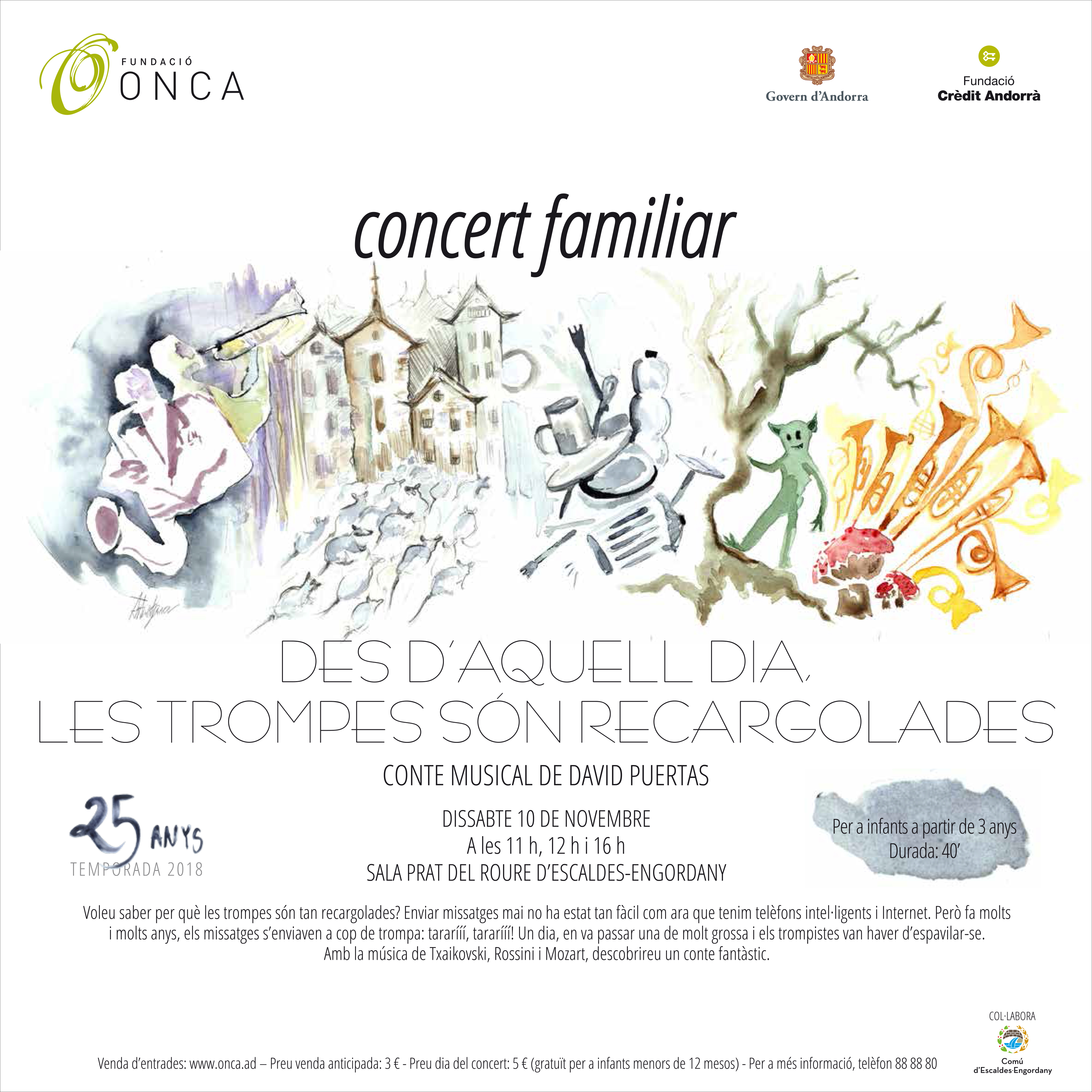 Concert familiar: Des d’aquell dia les trompes són recargolades 1 Concert familiar: Des d’aquell dia les trompes són recargolades