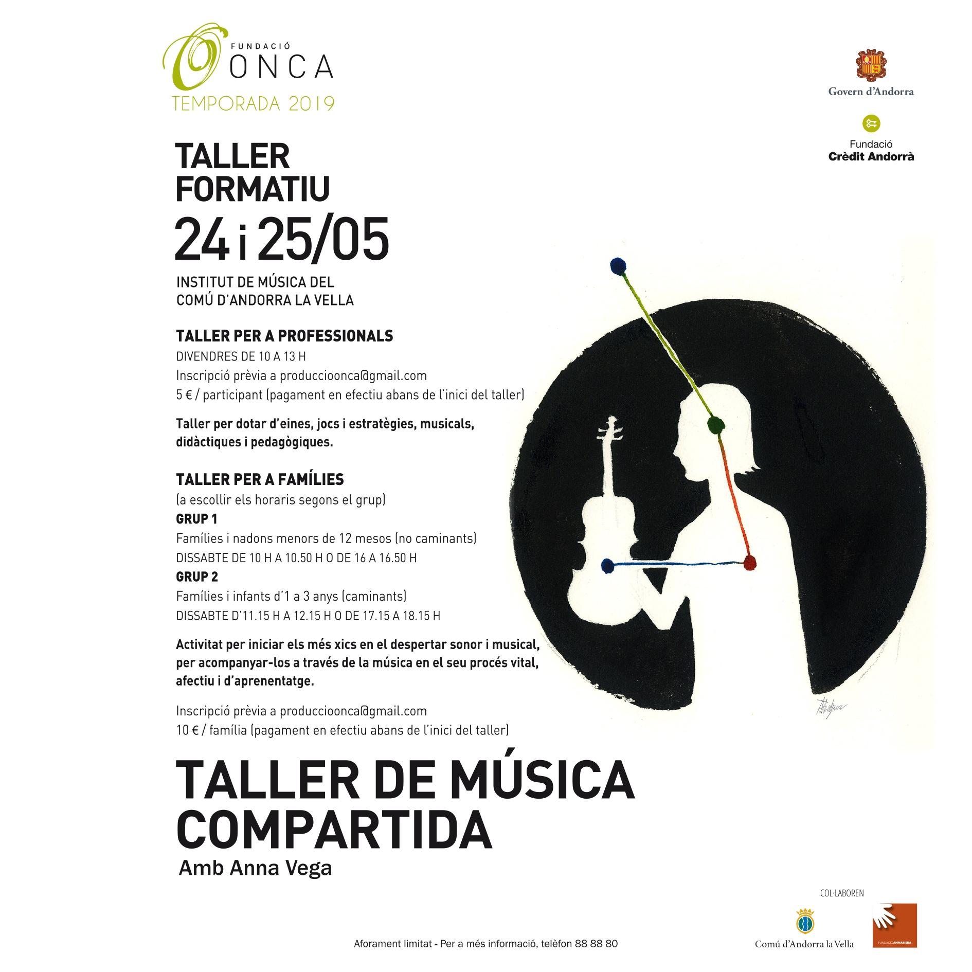 Taller formatiu: Taller de música compartida 1 Taller formatiu: Taller de música compartida