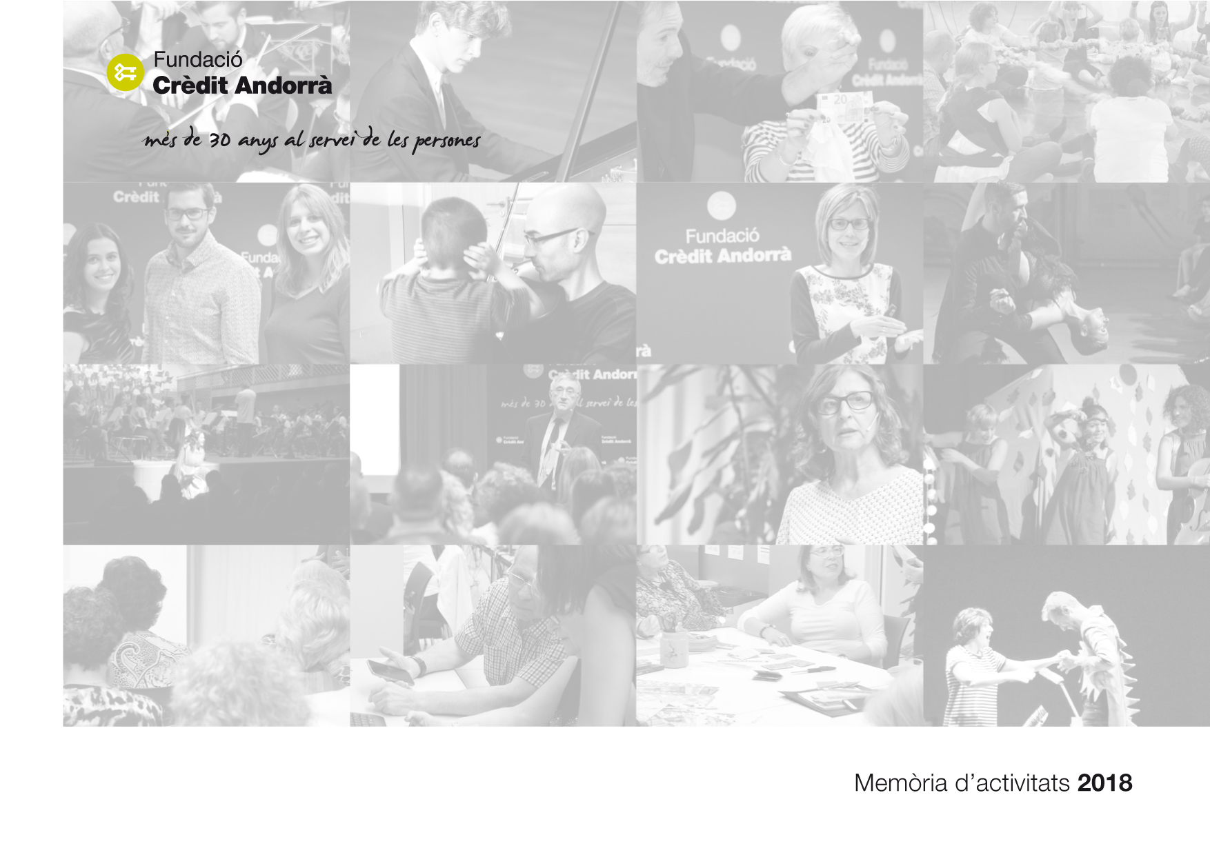 Memòria d’activitats de la Fundació Crèdit Andorrà 2018