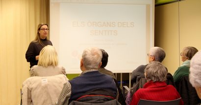 Els usuaris de L’espai descobreixen la importància dels sentits