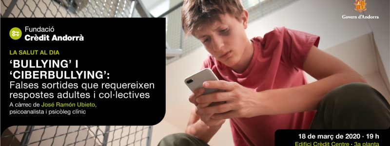 POSPOSAT – Conferència: ‘Bullying’ i ‘ciberbullying’: falses sortides que requereixen respostes adultes i col·lectives