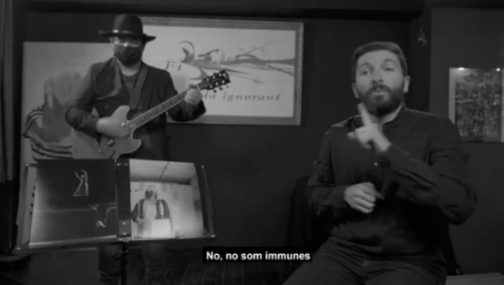 ‘No som immunes’, la cançó que finalitza el projecte fotogràfic de Chiqui Novis apadrinat per la Fundació ONCA