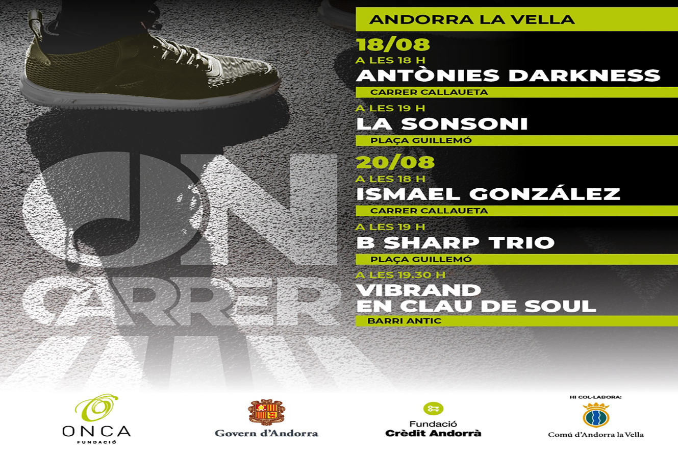 La Fundació ONCA continua amb l’ON-CARRER a la capital, el cicle Engordany a Duo i les Nits d’Estiu als Museus