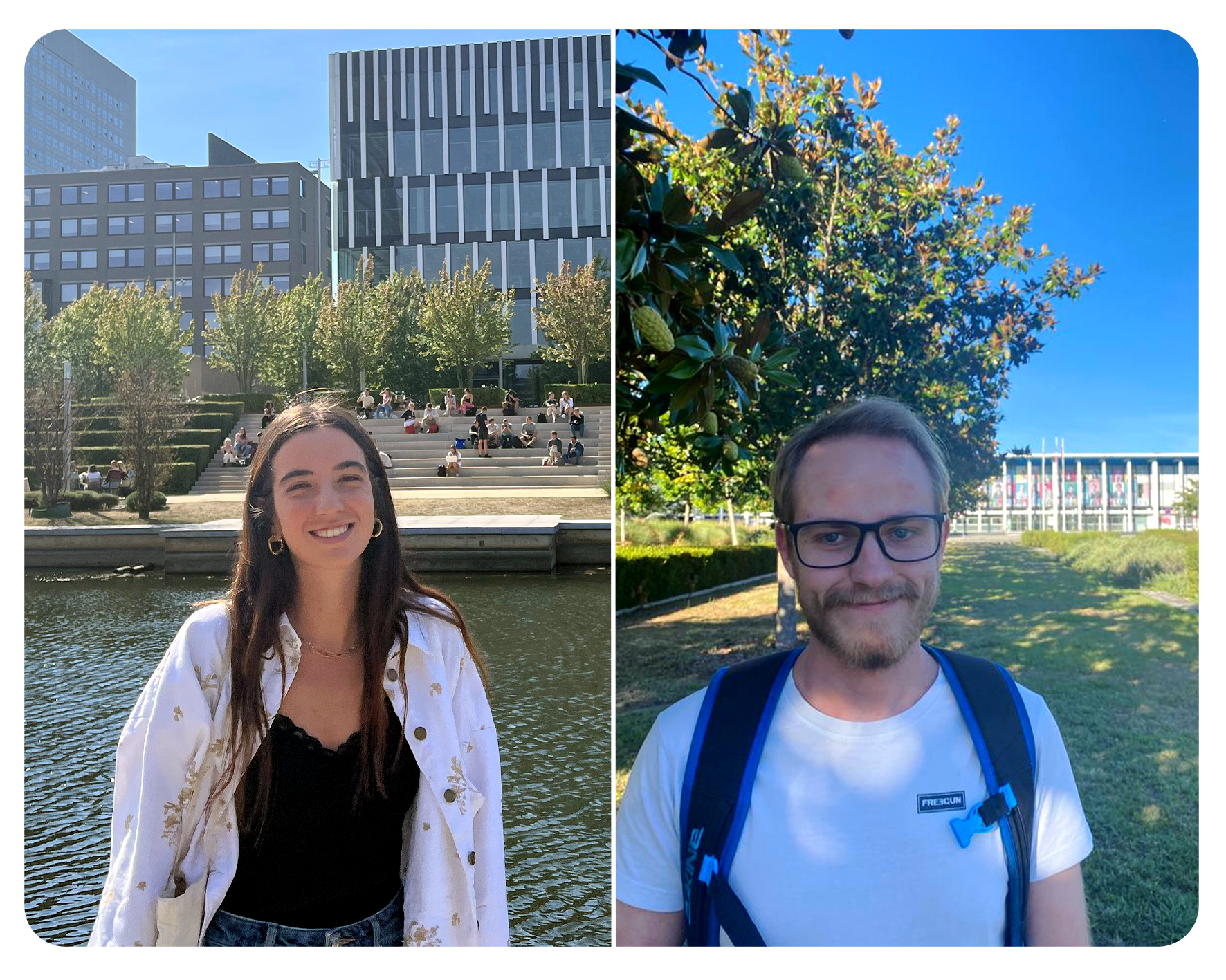 Mats Alexander Kohler i Clàudia Saiz reben les beques d’excel·lència de la Fundació Crèdit Andorrà