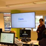 Una vintena d’usuaris de L’espai pren part en el taller de Canva