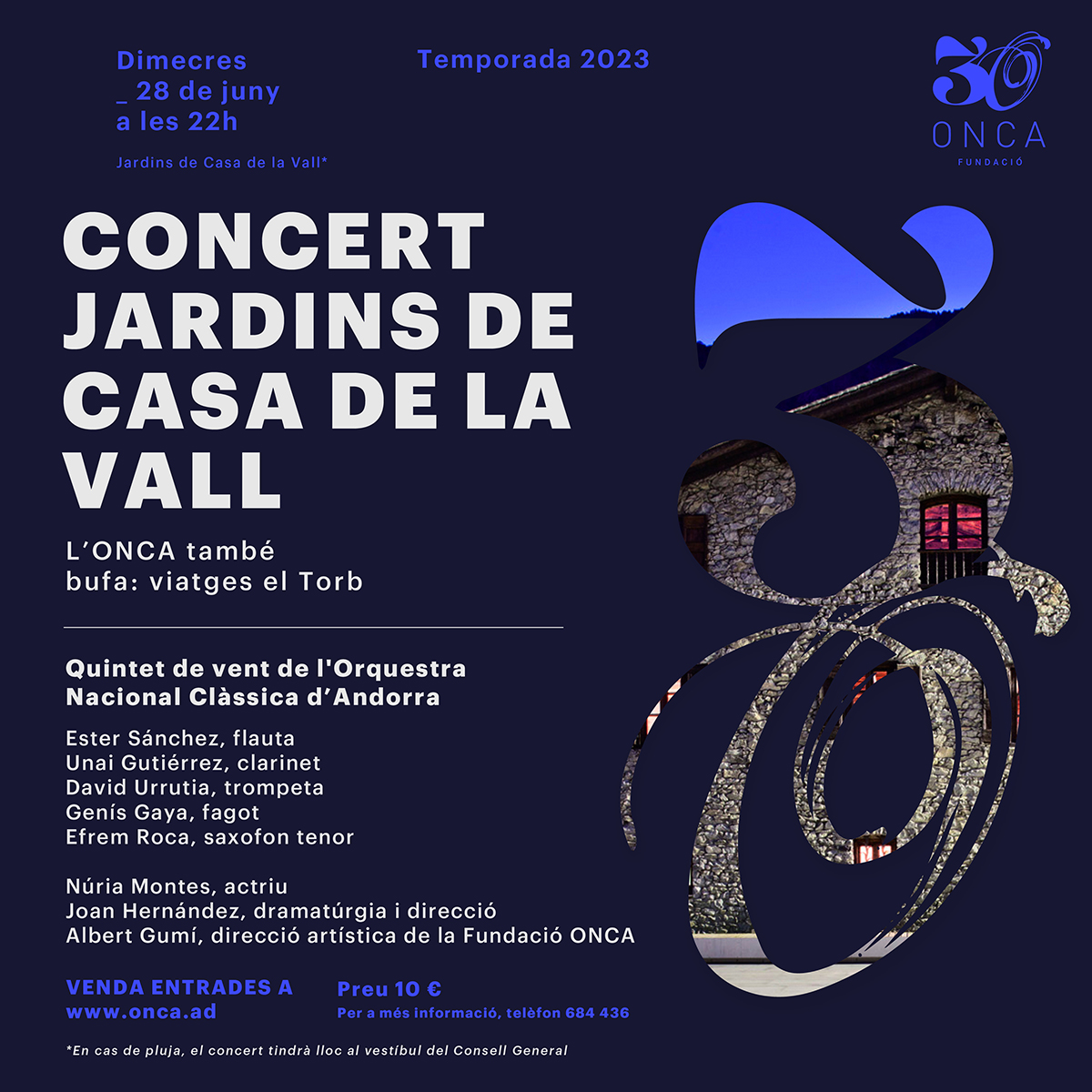 Un viatge amb avió i molta música, la nova proposta estiuenca pel tradicional concert dels Jardins de Casa de la Vall 1 Un viatge amb avió i molta música, la nova proposta estiuenca pel tradicional concert dels Jardins de Casa de la Vall