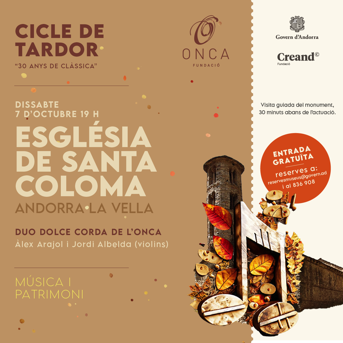 Cicle de tardor · "30 anys de Clàssica" 1 Cicle de tardor · “30 anys de Clàssica”