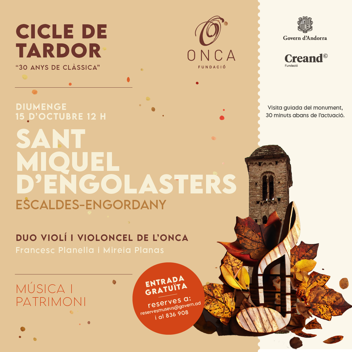 Cicle de tardor · "30 anys de Clàssica" 1 Cicle de tardor · “30 anys de Clàssica”