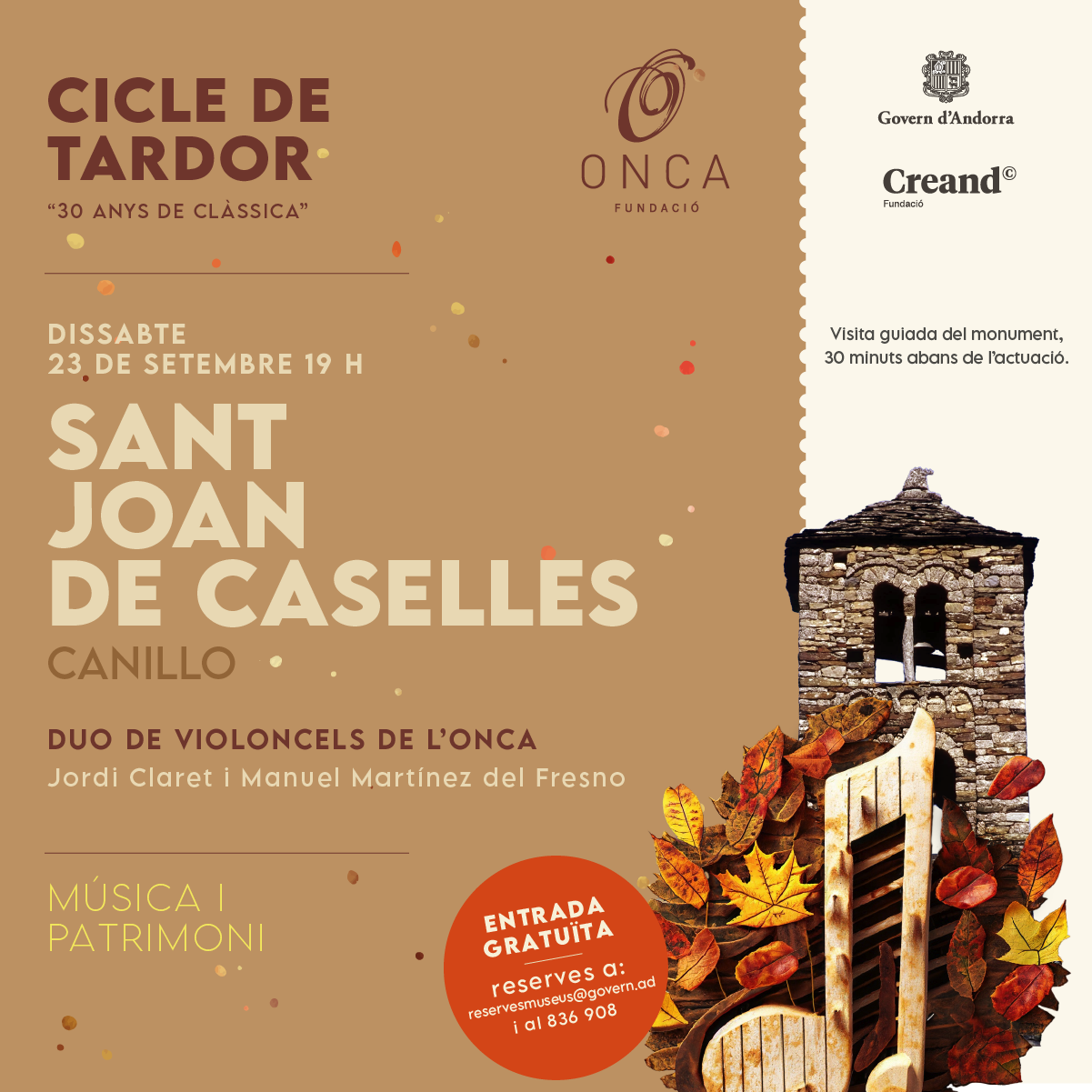 Cicle de tardor · "30 anys de Clàssica" 1 Cicle de tardor · “30 anys de Clàssica”